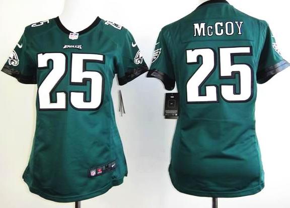 Cheap Women's Nike Philadelphia Eagles 25# LeSean McCoy Dark Green Nike NFL Jerseys