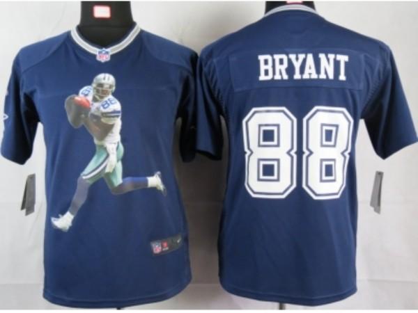 Nike Kids Dallas Cowboys #88 bryant blue portrait fashion game jerseys Cheap