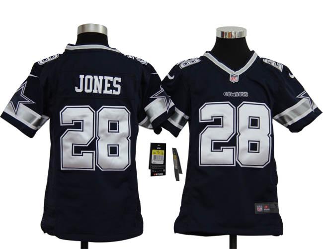 Kids Nike Dallas Cowboys 28# Felix Jones Blue Nike NFL Jerseys Cheap