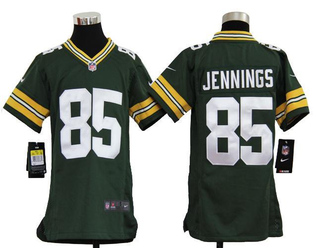 Kids Nike Green Bay Packers #85 Greg Jennings Green Nike NFL Jerseys Cheap