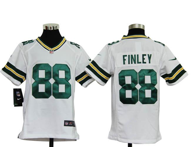 Kids Nike Green Bay Packers #88 Jermichael Finley White Nike NFL Jerseys Cheap