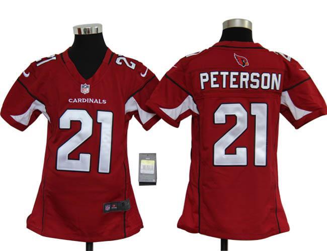 Kids Nike Arizona Cardinals 21# Patrick Peterson Red Nike NFL Jerseys Cheap