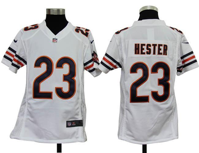 Kids Nike Chicago Bears 23# Hester White Nike NFL Jerseys Cheap