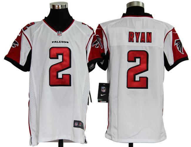 Kids Nike Atlanta Falcons #2 Matt Ryan White Nike NFL Jerseys Cheap