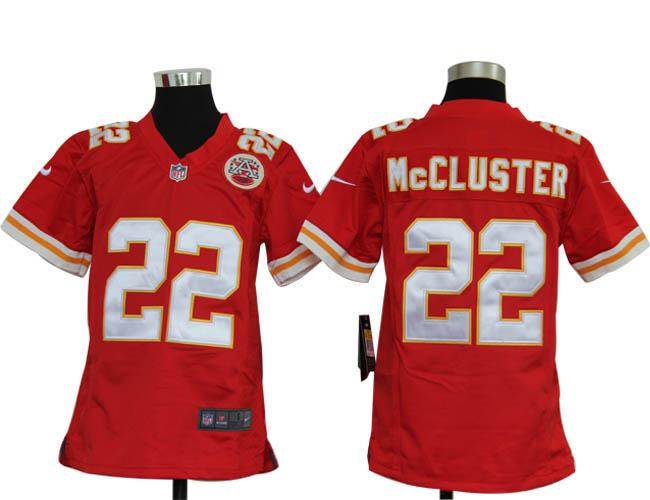 Kids Nike Kansas City Chiefs 22# Dexter McCluster Red Nike NFL Jerseys Cheap