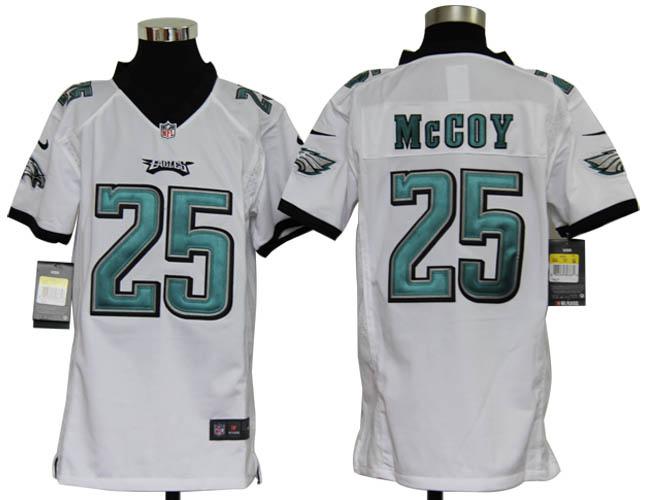 Kids Nike Philadelphia Eagles #25 LeSean McCoy White Nike NFL Jerseys Cheap