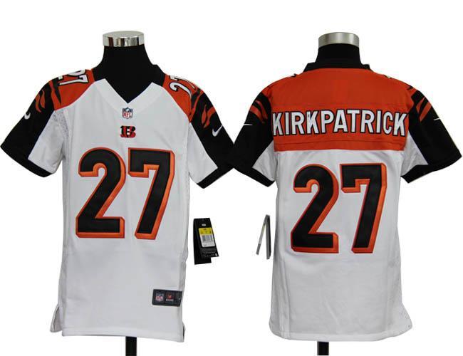 Kids Nike Cincinnati Bengals 27# Dre Kirkpatrick White Nike NFL Jerseys Cheap