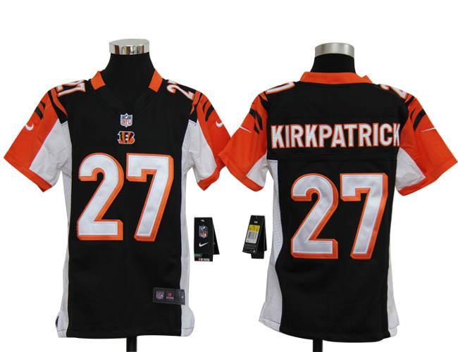 Kids Nike Cincinnati Bengals 27# Dre Kirkpatrick Black Nike NFL Jerseys Cheap