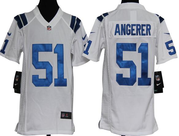 Kids Nike Indianapolis Colts 51# Pat Angerer White Nike NFL Jerseys Cheap