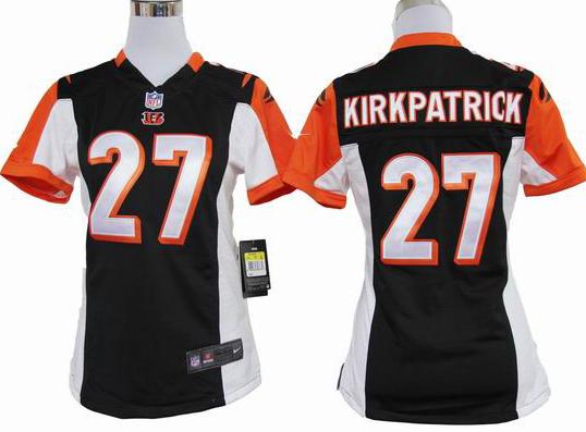 Cheap Women Nike Cincinnati Bengals 27# Dre Kirkpatrick Black Nike NFL Jerseys