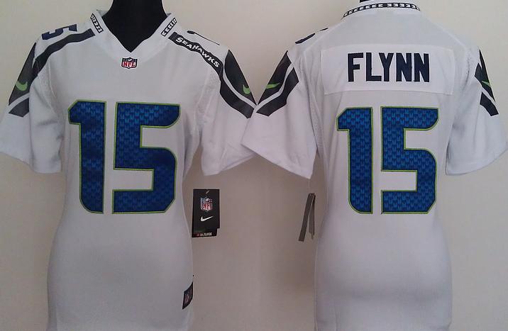 Cheap Women Nike Seattle Seahawks 15# Matt Flynn White Nike NFL Jerseys