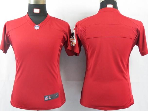 Cheap Womens Nike Washington Redskins blank Red Portrait Fashion Game Jersey???S M L XL XXL