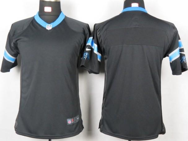Kids Nike Carolina Panthers blank Black Portrait Fashion Game Jersey Cheap