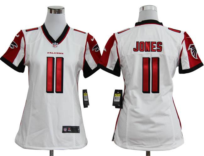 Cheap Women Nike Atlanta Falcons #11 Julio Jones White Nike NFL Jerseys