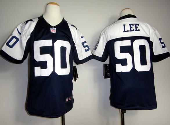 Kids Nike Dallas Cowboys #50 Lee Blue Thankgivings Nike NFL Jerseys Cheap