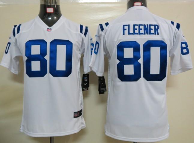 Kids Nike Indianapolis Colts 80 Fleener White NFL Jerseys Cheap