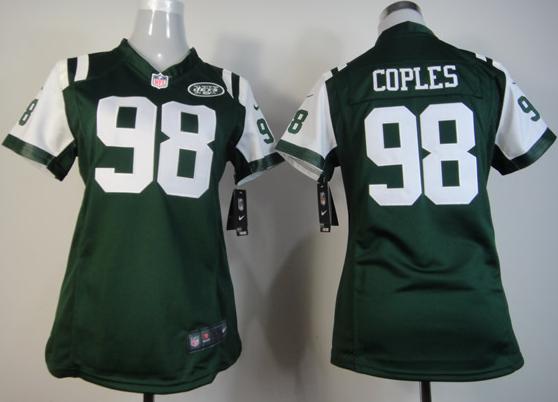 Cheap Women Nike New York Jets 98 Quinton Coples Green Nike NFL Jerseys
