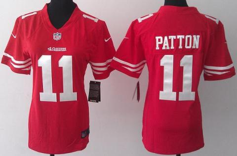 Cheap Women Nike San Francisco 49ers 11 Quinton Patton Red NFL Jerseys