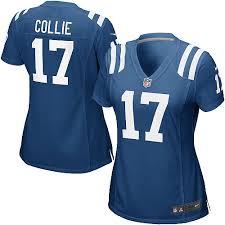Cheap Women Nike Indianapolis Colts 17 Austin Collie Blue NFL Jerseys