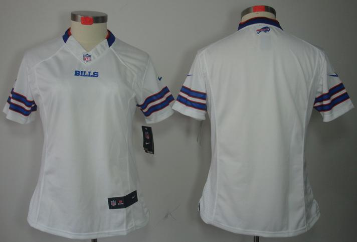 Cheap Women Nike Buffalo Bills Blank White Game LIMITED NFL Jerseys