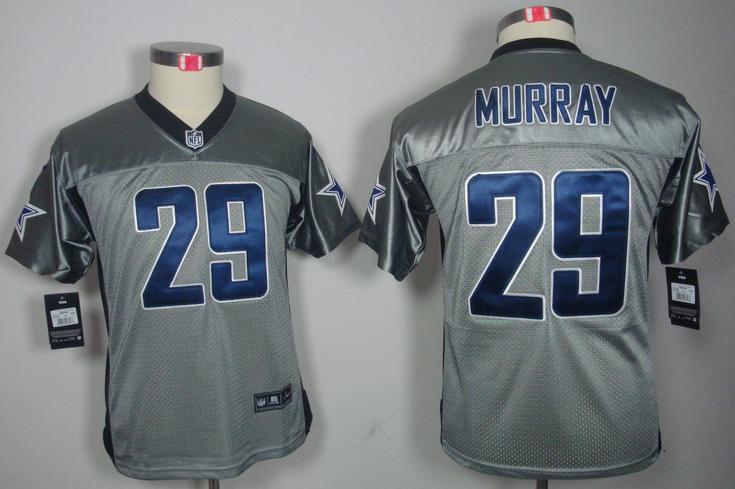 Kids Nike Dallas Cowboys #29 DeMarco Murray Grey Shadow Nike NFL Jerseys Cheap