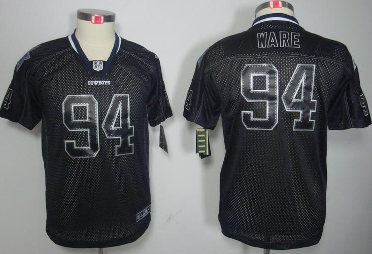 Kids Nike Dallas Cowboys #94 DeMarcus Ware Lights Out Black NFL Jerseys Cheap
