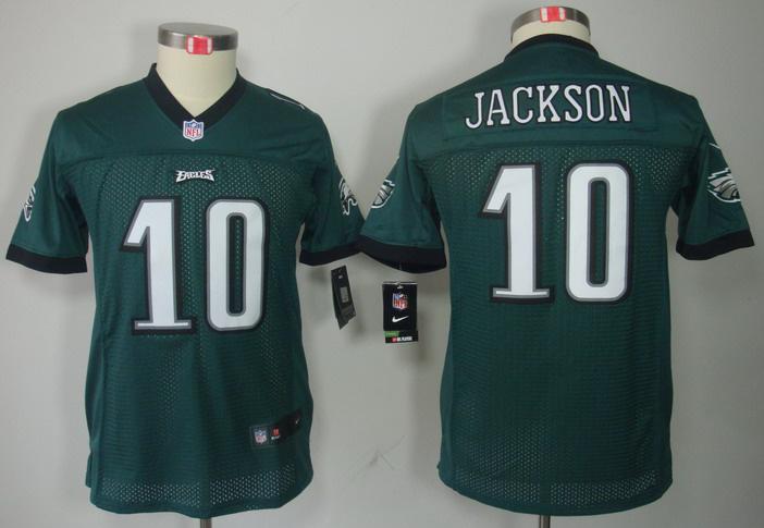 Kids Nike Philadelphia Eagles 10# DeSean Jackson Green Game LIMITED NFL Jerseys Cheap
