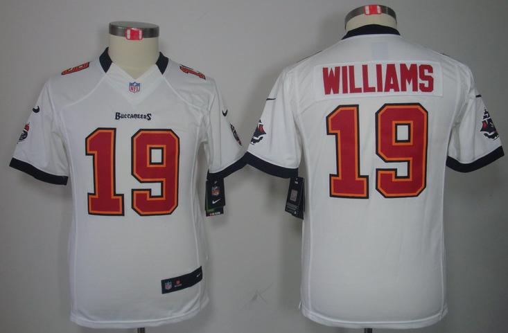 Kids Nike Tampa Bay Buccaneers 19# Mike Williams White Game LIMITED NFL Jerseys Cheap