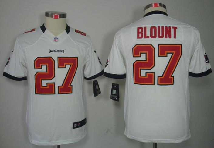 Kids Nike Tampa Bay Buccaneers 27 LeGarrette Blount White Game LIMITED NFL Jerseys Cheap