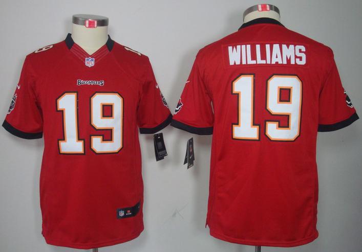 Kids Nike Tampa Bay Buccaneers 19# Mike Williams Red Game LIMITED NFL Jerseys Cheap