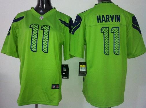Kids Nike Seattle Seahawks 11 Percy Harvin Green NFL Jerseys Cheap