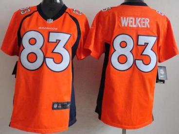 Cheap Women Nike Denver Broncos 83 Wes Welker Orange NFL Jerseys New Style