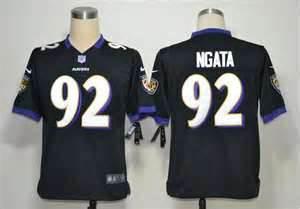 Kids Nike Baltimore Ravens #92 Haloti Ngata Black NFL Jerseys Cheap