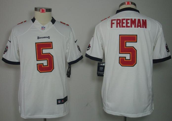Kids Nike Tampa Bay Buccaneers 5# Josh Freeman White Game LIMITED NFL Jerseys Cheap