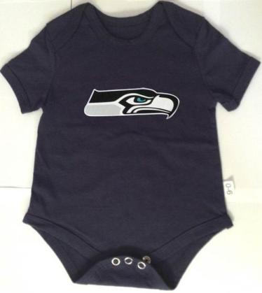Baby Newborn & Infant Nike Seattle Seahawks Blue NFL Shirts For Cheap