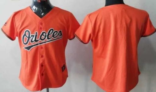 Cheap Women Baltimore Orioles Blank Orange MLB Jerseys