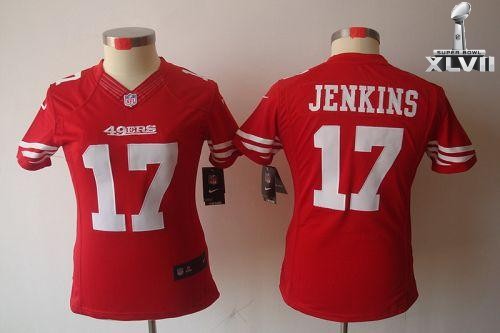 Cheap Women Nike San Francisco 49ers 17 A J Jenkins Limited Red 2013 Super Bowl NFL Jersey