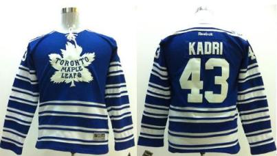 Kids Toronto Maple Leafs 43 Nazem Kadri 2014 Winter Classic Blue NHL Jersey For Sale