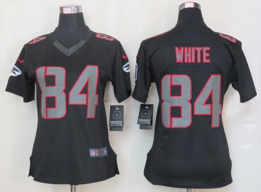 Cheap Women Nike Atlanta Falcons #84 Roddy White Black Impact LIMITED NFL Jerseys
