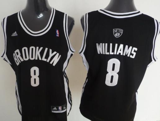 Cheap Women Brooklyn Nets 8 Deron Williams Black Swingman NBA Jerseys