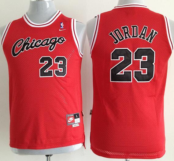 Kids Chicago Bulls 23 Michael Jordan Red NBA Jerseys(Chicago) Cheap