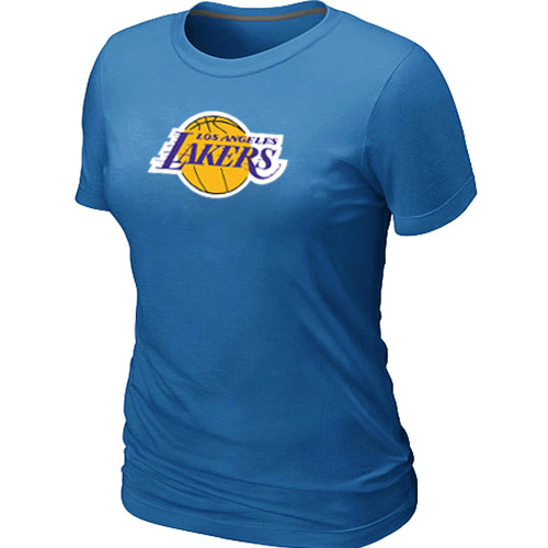 Cheap Women Los Angeles Lakers Big & Tall Primary Logo L.blue NBA Basketball T-Shirt