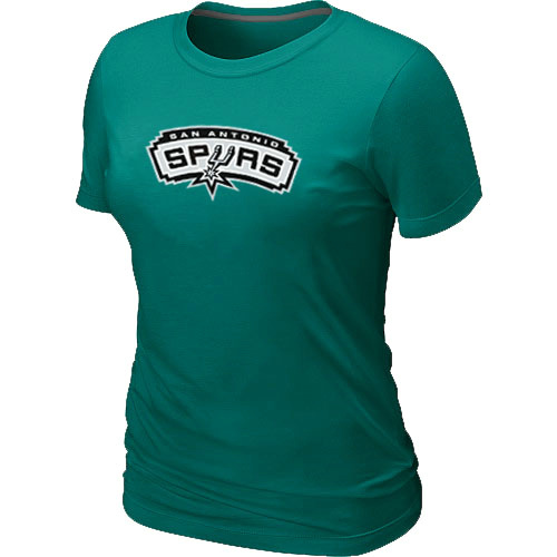 Cheap Women San Antonio Spurs Big & Tall Primary Logo L.Green NBA Basketball T-Shirt
