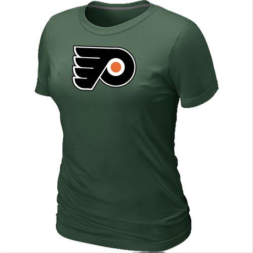Cheap Women Philadelphia Flyers Big & Tall Logo D.Green NHL T-Shirt