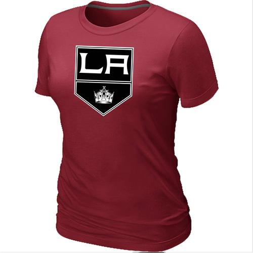 Cheap Women Los Angeles Kings Big & Tall Logo Red NHL T-Shirt
