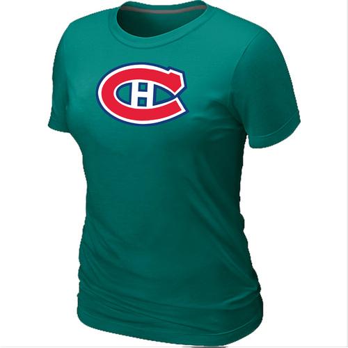 Cheap Women Montr??al Canadiens Big & Tall Logo L.Green NHL T-Shirt