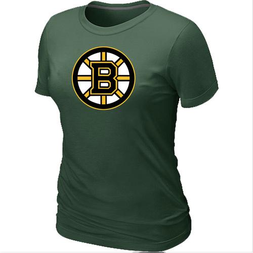 Cheap Women Boston Bruins Big & Tall Logo D.Green NHL T-Shirt