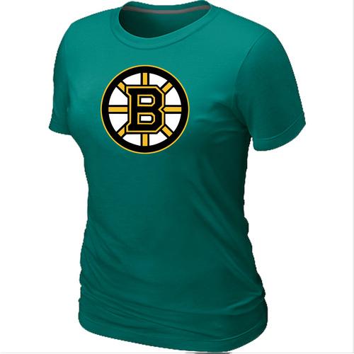 Cheap Women Boston Bruins Big & Tall Logo L.Green NHL T-Shirt