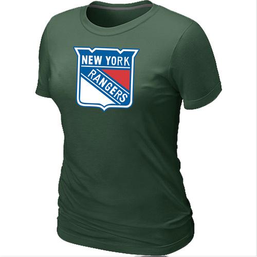 Cheap Women New York Rangers Big & Tall Logo D.Green NHL T-Shirt