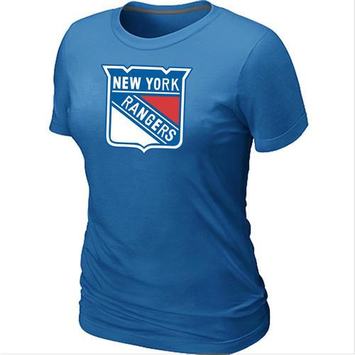 Cheap Women New York Rangers Big & Tall Logo L.blue NHL T-Shirt